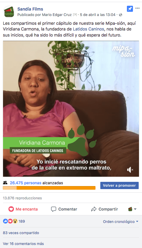 Video nativo en Facebook